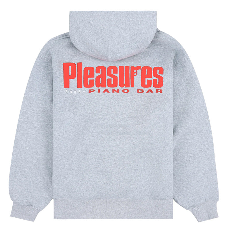 Piano Bar Hoodie Heather Grey