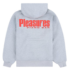 Piano Bar Hoodie Heather Grey