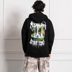 Pond Zip Hoodie Black
