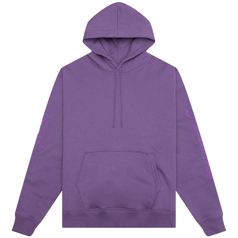 Scrawl Hoodie Eggplant