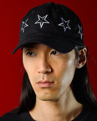 Stars Snapback Hat Black