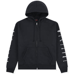 Wordmark Zip Hoodie Black