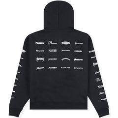Wordmark Zip Hoodie Black