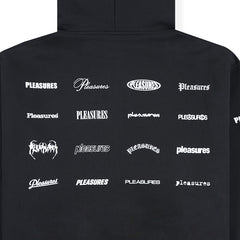 Wordmark Zip Hoodie Black