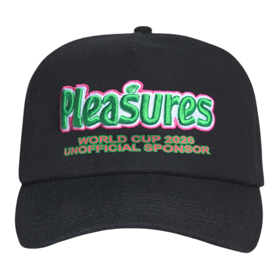 World Cup Sponsor 5 Panel Snapback Hat Black