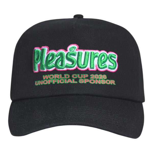World Cup Sponsor 5 Panel Snapback Hat Black