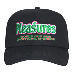World Cup Sponsor 5 Panel Snapback Hat Black