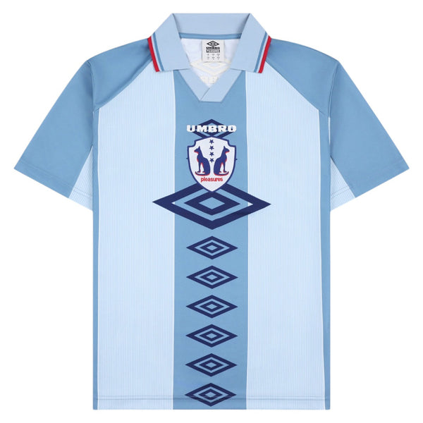 PLEASURES x Umbro Two Cats Jersey Blue