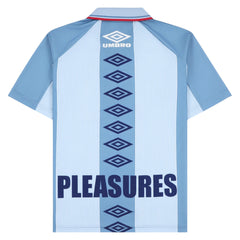 PLEASURES x Umbro Two Cats Jersey Blue