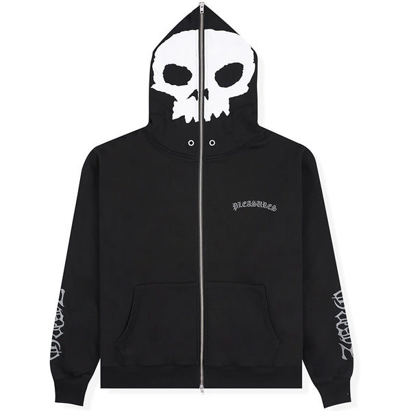 Balaclava Zero Zip Hoodie Black