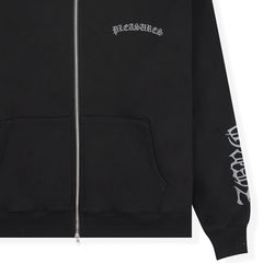 Balaclava Zero Zip Hoodie Black