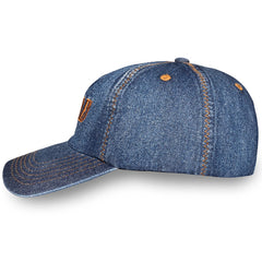 Zig Zag Denim Cap Indigo