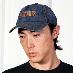 Zig Zag Denim Cap Indigo