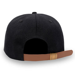 Zine Snapback Hat Black