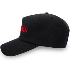 Zine Snapback Hat Black