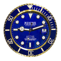 Anytime Clock Gold / Blue