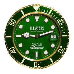 Anytime Clock Gold / Green