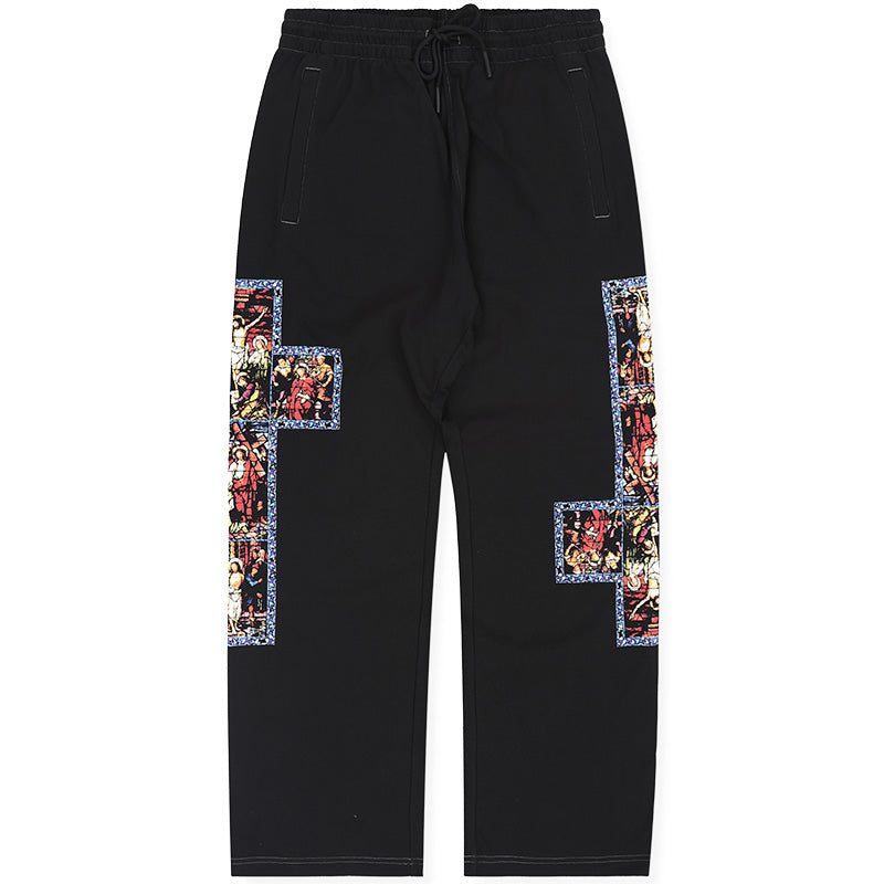 Blasphemy Cotton Pants Black