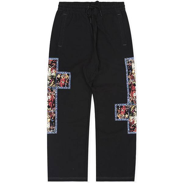 Blasphemy Cotton Pants Black