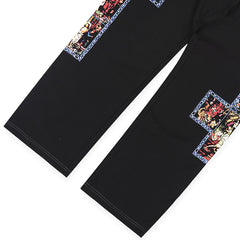 Blasphemy Cotton Pants Black