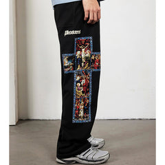 Blasphemy Cotton Pants Black