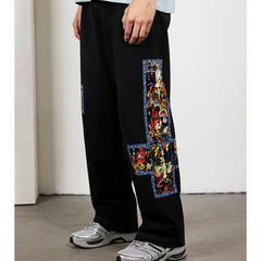 Blasphemy Cotton Pants Black