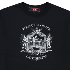 PLEASURES x IUTER - Alberto T-Shirt Black