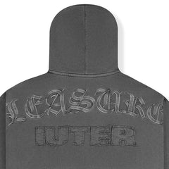 PLEASURES x IUTER - Marco Hoodie Charcoal