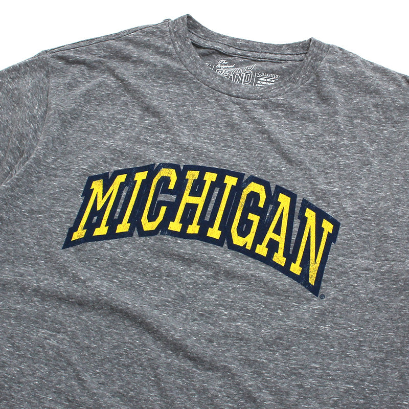 T-shirt Da Uomo Di Apprezzamento Militare Colosseum Charcoal Michigan Wolverines Oht Military Appreciation T Shirt - Foto 5