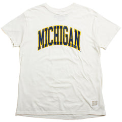 University of Michigan Wolverines Tall Arch T-Shirt Vintage White