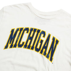 University of Michigan Wolverines Tall Arch T-Shirt Vintage White