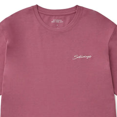 Script Standard SS T-Shirt Violet Quartz