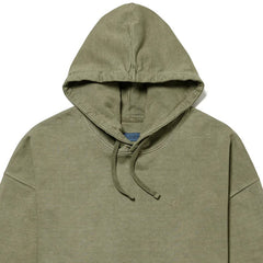 Warren Pigment Dyed Hoodie Army Green