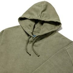 Warren Pigment Dyed Hoodie Army Green