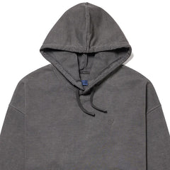 Warren Pigment Dyed Hoodie Black