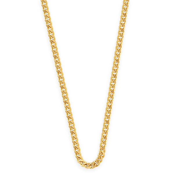 Gold Diamond Cut Chain