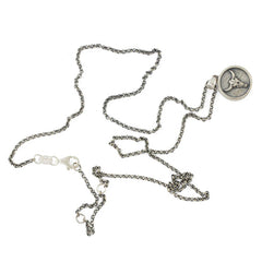 Silver Bull Necklace