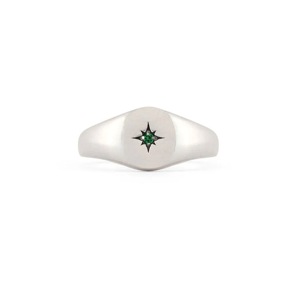 Silver Envy Signet Ring