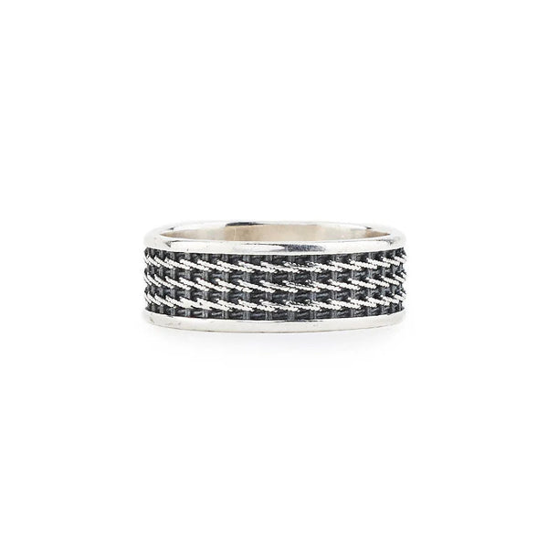 Silver Kusari Ring