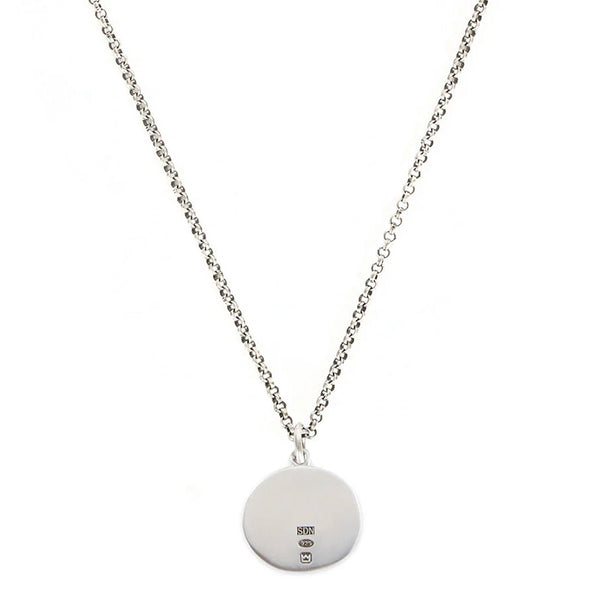 Silver Minimal Hallmark Necklace