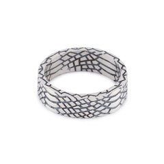 Silver Snake Skin Ring