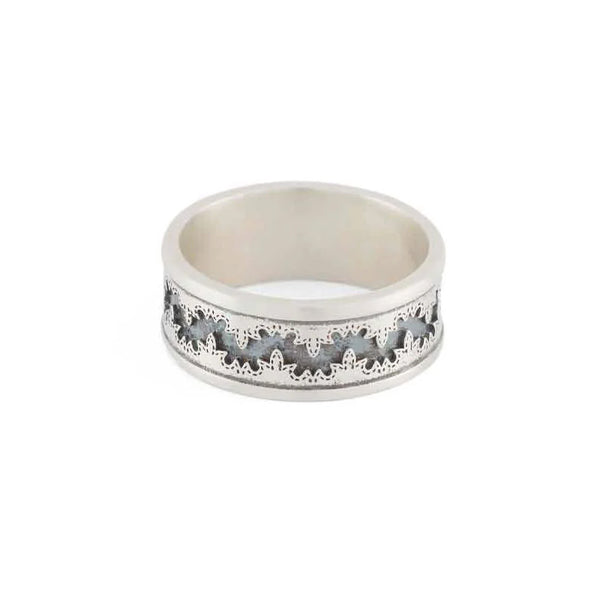 Silver Western Ring