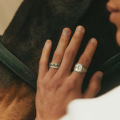 Silver Western Ring