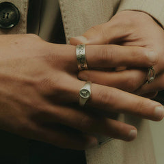 Silver Western Ring