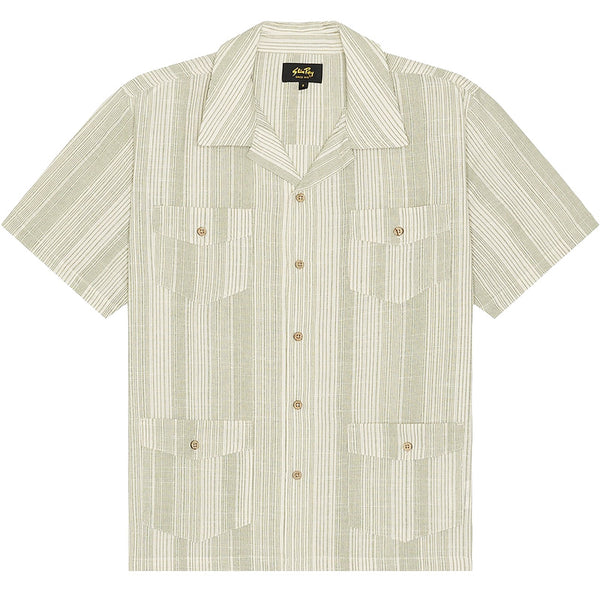 Mexicali SS Shirt Green Stripe