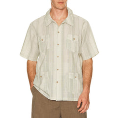 Mexicali SS Shirt Green Stripe