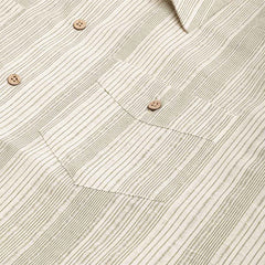Mexicali SS Shirt Green Stripe