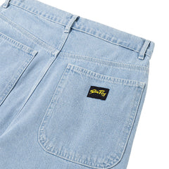 Wide 5 Short Ice Stone Denim