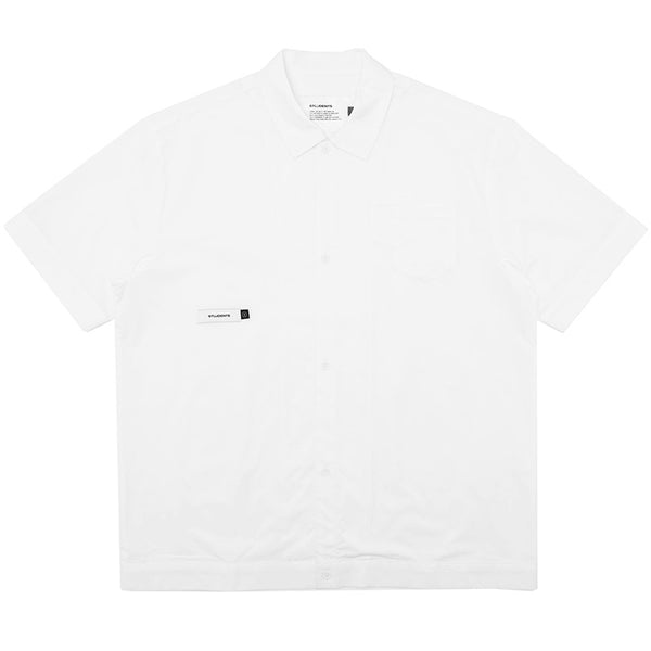 Oxford S/S Poplin Button-Up Shirt White