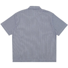 Reymon S/S Stripe Oxford Button-Up Shirt Navy